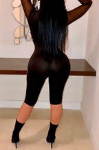 Mesh Panel Romper